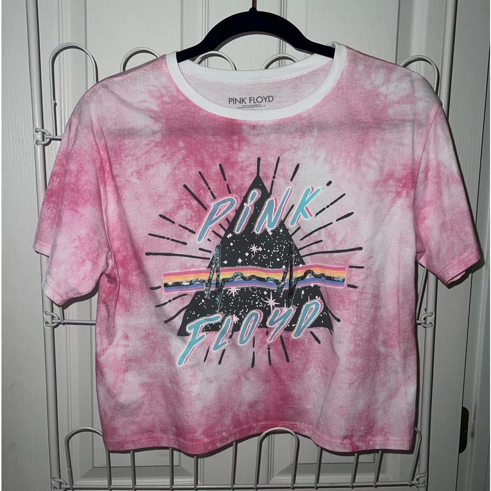 Pink Floyd cropped tee